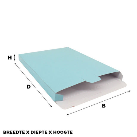 Shipping boxes 305x420x90mm Light blue 