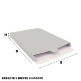 Shipping boxes 305x420x90mm Silver 