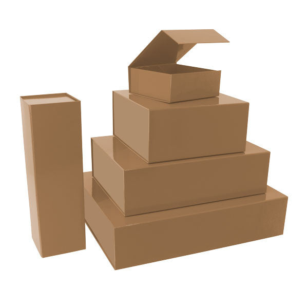 Magnet boxes 140x145x57mm Brown 