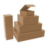 Magnet boxes 140x145x57mm Brown 
