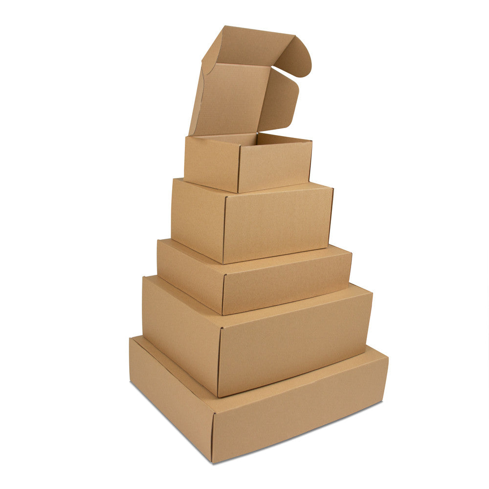Shipping boxes 225x150x90mm Brown -50 pcs