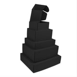 Shipping boxes 270x200x130mm Black -50 pcs