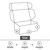 Shipping Boxes Grass Cardboard 39x30x14cm - 50 pcs