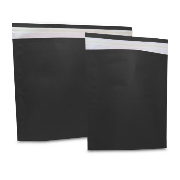 Paper Mailing Bags 30x36+8cm Black - 250 pcs