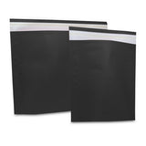 Paper Mailing Bags 30x36+8cm Black - 250 pcs