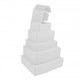Shipping cartons 390x300x140mm White -50 pcs
