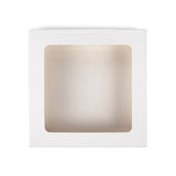 White Gift Boxes Window Box w/ attached window 105 x22x105 mm 