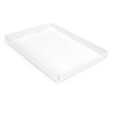 Kraft Gift Boxes White 124x16x171mm -25 pieces