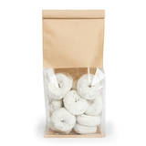 Kraft Box Bottom Tin Tie Gusset Bag 12,7x7,6x30,5cm - 100 pcs