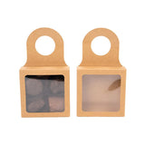 Kraft Box with window 90x30x90mm - 25 pcs
