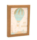 Kraft Gift Boxes with Window 115x22x150mm - 25 pieces