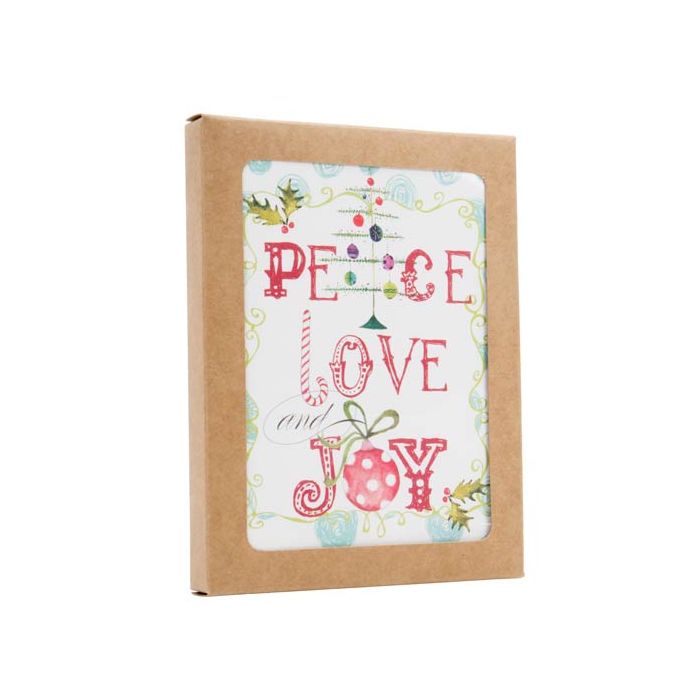 Kraft Gift Boxes with Window 115x15x15mm - 25 pieces