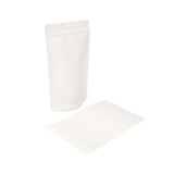 Stand Up Pouches White Kraft Eco-fiendly 172x89x286 mm - 100 pieces