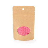 Stand Up Pouches Kraft with oval Window 8x5x13cm | 28 grams - 100 pcs
