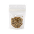 Eco Stand Up Pouches Rice Paper Transparent/White 102x60x152mm 