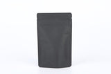 Eco Stand Up Pouches Black Kraft 80x50x130mm - 100 pcs
