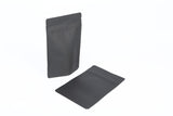 Eco Stand Up Pouches Black Kraft 80x50x130mm 