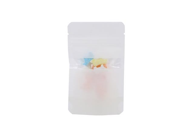 Stand Up Pouches White Kraft | 28 grams | 80x50x130mm 