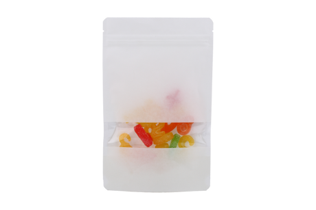 Stand Up Pouches White Kraft | 113 grams | 130x80x205mm 