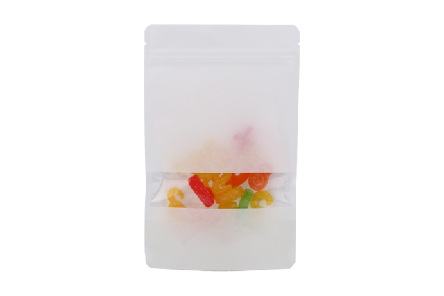 Stand Up Pouches White Kraft | 113 grams | 130x80x205mm 