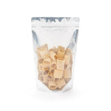 Stand Up Pouches Transparent/White 170x90x285 mm | 340 grams with hang hole - 100 pieces