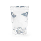 Stand Up Pouches Transparent/White 170x90x285 mm | 340 grams with hang hole - 100 pieces