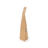 Stand Up Pouches Kraft 150x90x230mm with Window with hang hole - 100 pieces