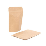 Stand Up Pouches Kraft 102x60x152mm | 57 grams | w/Valve - 100 pcs