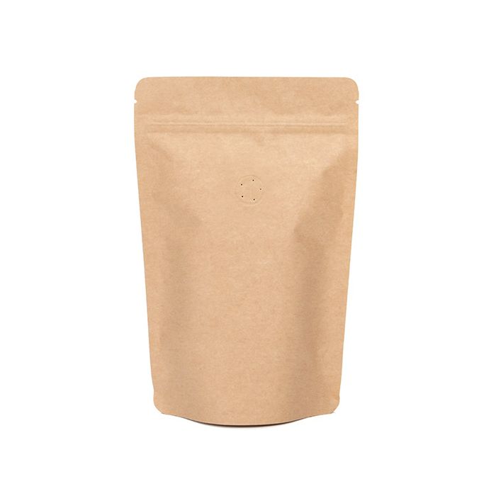 Stand Up Pouches Kraft 149x89x232mm | 225 grams | w/Valve - 100 pcs