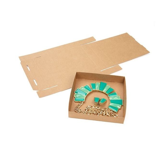 Kraft paper box 13 x 2.5 x 13.3 cm