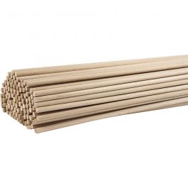 Stick, L: 60 cm, D: 8 mm, beech - 10 pcs