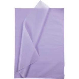 Tissue Paper, sheets 50x70 cm, 14 g, Light lilac - 25 sheets