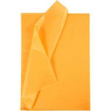 Tissue Paper, sheets 50x70 cm, 17 g, yellow - 25 sheets