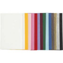 Tissue Paper, sheets 50x70 cm, 14 g, asstd colours - 30 sheets