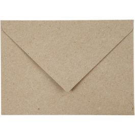 Recycled Envelopes Natural C6 115x160mm 120 g - 50 pcs