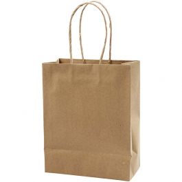 Paper Bag, H: 23 cm, W: 18x9 cm, 10pcs