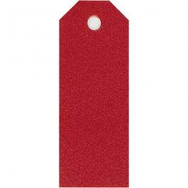 Manila Labels Red 30x80mm - 20 pcs