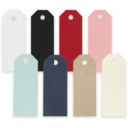 Manila Labels div. colours 30x80mm - 320 pcs