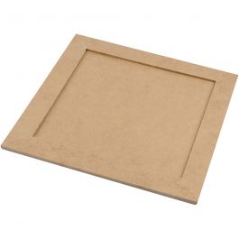 Collage Frame, size 22x22 cm, depth 3 mm, MDF, inner size 18x18 cm - 1 pc