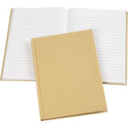 Notebook, brown, A5, 60 g - 1 pc