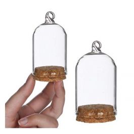 Dome w.hanging on cork base Ø60 h.80 mm - 6 Pcs