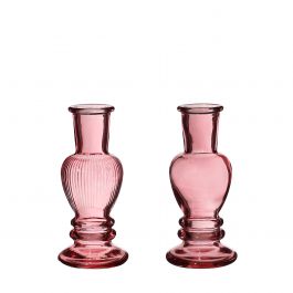 Vase Venice Pink H: 113 x Ø50 mm - 12 Pcs