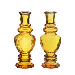 Vase Venice Ochre H: 155 x Ø57 mm - 12 Pcs