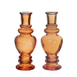 Vase Venice Amber H: 155 x Ø57 mm - 12 Pcs