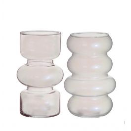 Flower vase Ø100 mm H: 180 mm Pearl - 6 Pcs