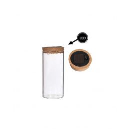 Test tube Ø80 h: 180 mm w. solar cork lid - 1 pc