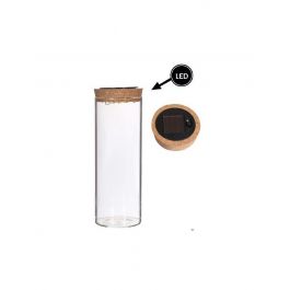 Test tube Ø80 h: 230 mm w. solar cork lid - 1 pc