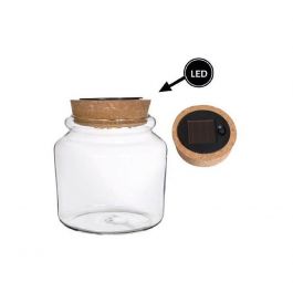 Pot Ø150 h: 140 mm w. solar cork lid - 1 pc