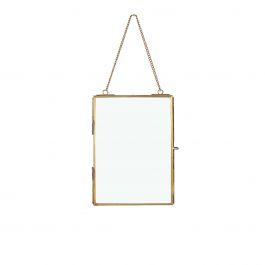 Frame for dried flowers etc. gold 18cm high - 6 pcs