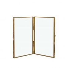 Frame (double) for dried flowers etc. black 18cm high - 4 pcs